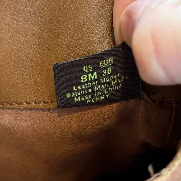 Sam Edelman Penny Riding Boots Tall Leather Brown Equestrian Womens Size 8 - Picture 11 of 13